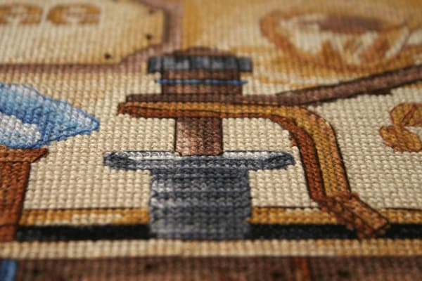 Broderikit Abris Art "Kaffebønner" 40x54 cm