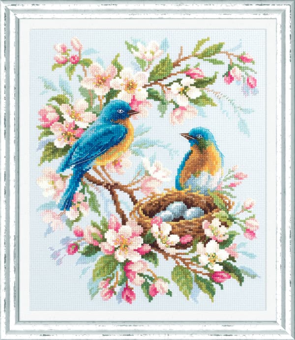 Broderikit Magic Needle "Forårssang" 21x27 cm