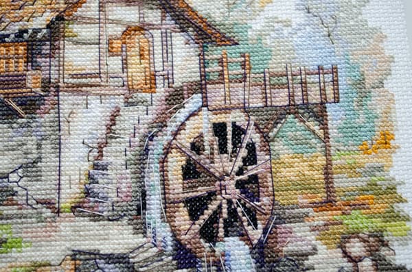 Broderikit Abris Art "Vandets symfoni" 22x22cm