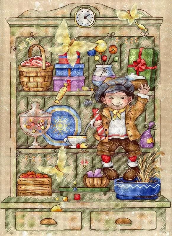 Broderikit MP Studia "Söt-tand" 21x29 cm