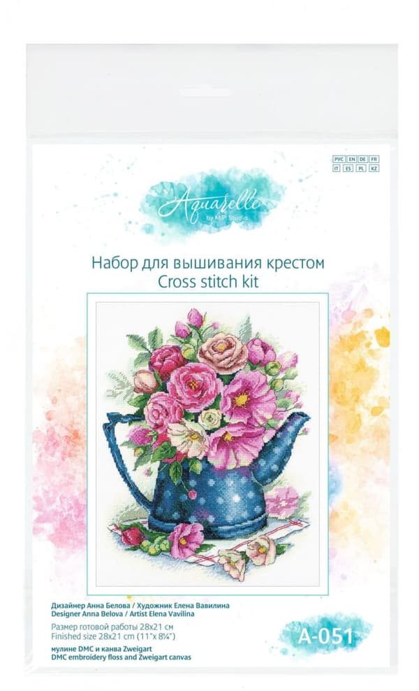 Broderisett MP Studia "Malva" 21x28 cm