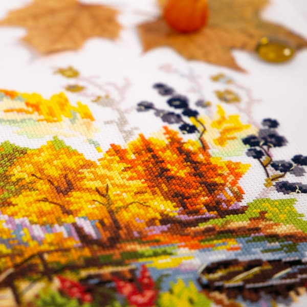 Broderisett Magic Needle «Høstelegi» 21x26 cm