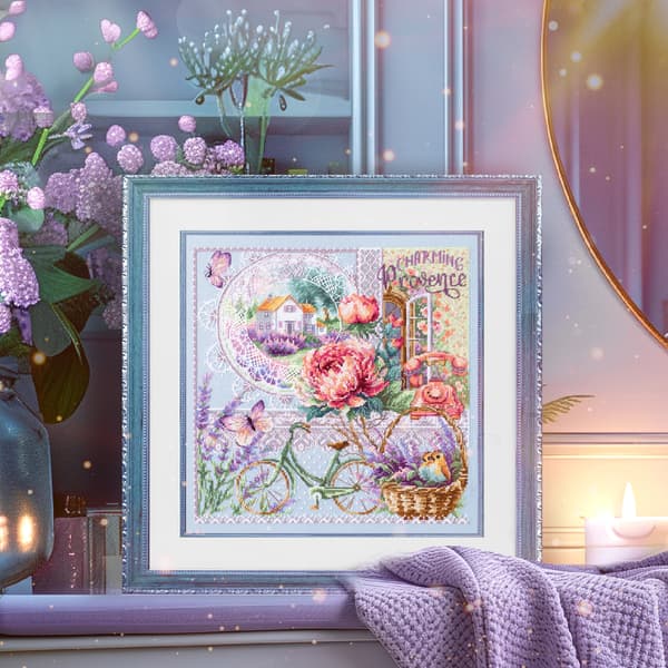 Broderikit Magic Needle "Charmiga Provence" 26x26 cm
