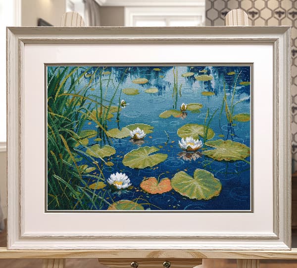 Broderikit Oven "Violer" 40x30cm