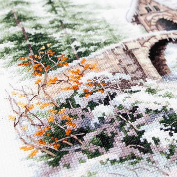 Broderisett Magic Needle "I vinterdrømmer" 26x26 cm