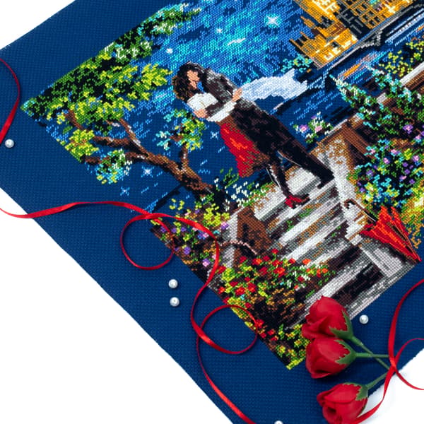 Broderikit Magic Needle "Date i London" 40x30 cm