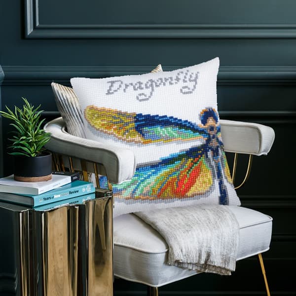 Broderikit Pude Collection D`Art 5363 - "Guldsmed" 40x40 cm
