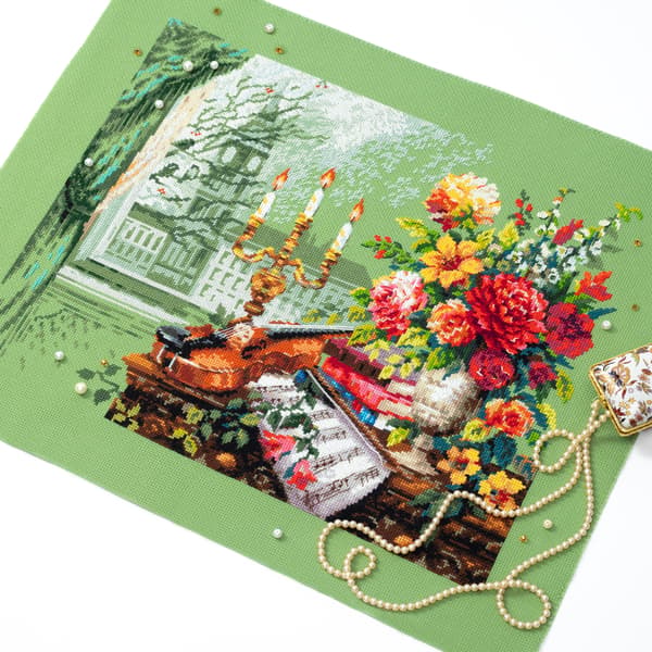 Broderisett Magic Needle "Londons musikk" 40x31 cm