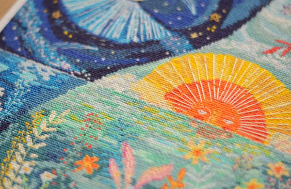 Broderikit Abris Art "Forårsjævndøgn" 27x34 cm