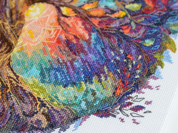 Broderikit Abris Art "Universets centrum" 35x36 cm
