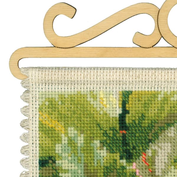 Broderisett Riolis "Jordbær" 19x48 cm