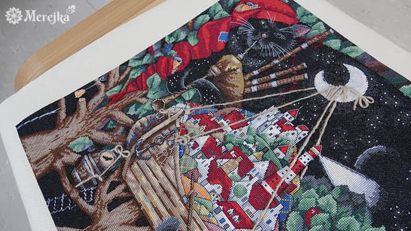 Broderikit Merejka K-112 - "Den gamle melodi" 38x38 cm