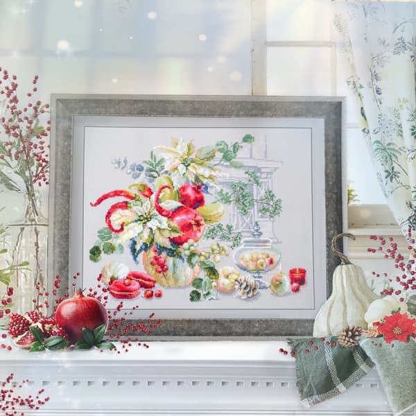 Broderisett Magic Needle "Vinterimprovisasjon" 32x25 cm
