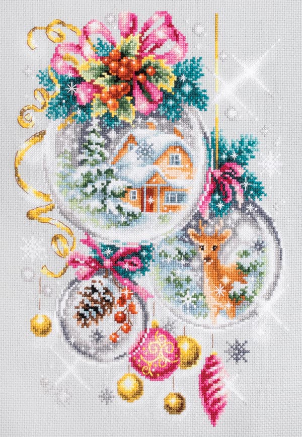 Broderikit Magic Needle "En jul-saga" 22x32 cm