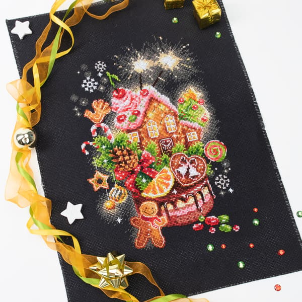Broderikit Magic Needle "Julgodis" 18x28 cm