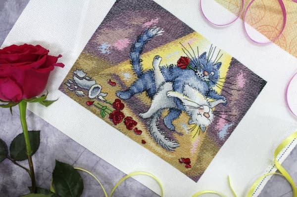 Broderisett MP Studia "Tango sammen" 22x15 cm