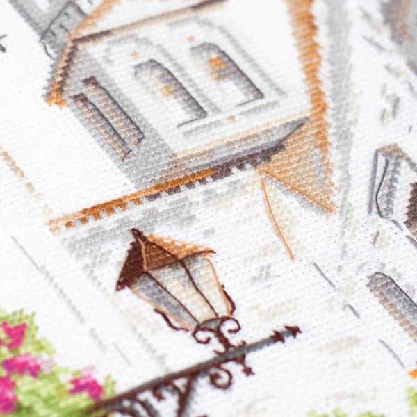 Broderisett Magic Needle "Gamle gaten" 18x26 cm