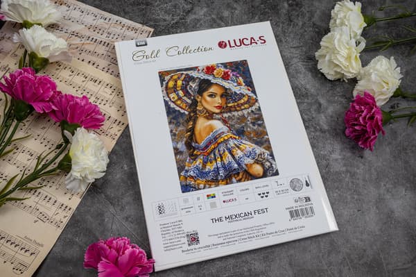 Broderikit Luca-S B706 - "Mexicansk fest" 30x40 cm