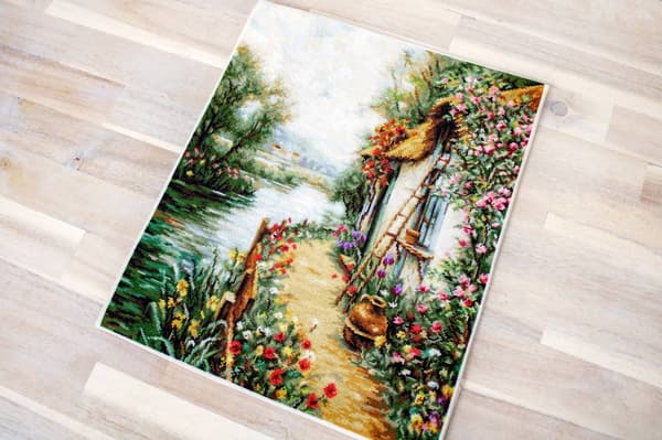 Broderikit Luca-S B581 - "Langs floden" 28x34 cm