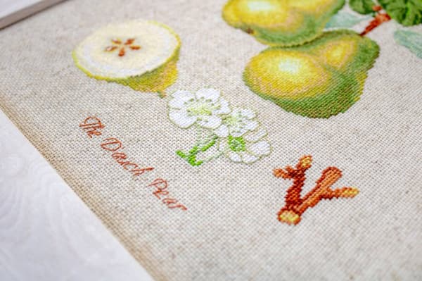 Broderikit Luca-S BL22420 - "Dåb-pære" 16x21,5 cm