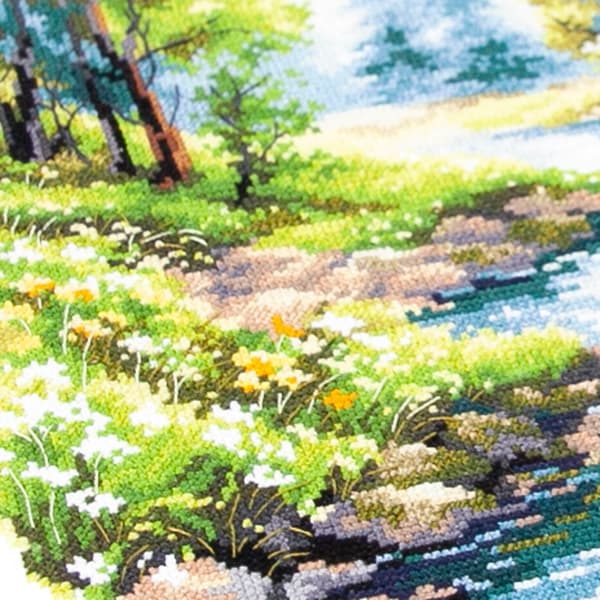 Broderikit Magic Needle "Naturens ljud" 26x26 cm