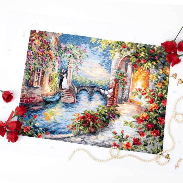 Broderikit Magic Needle "Drømme bliver virkelighed!" 41x31 cm