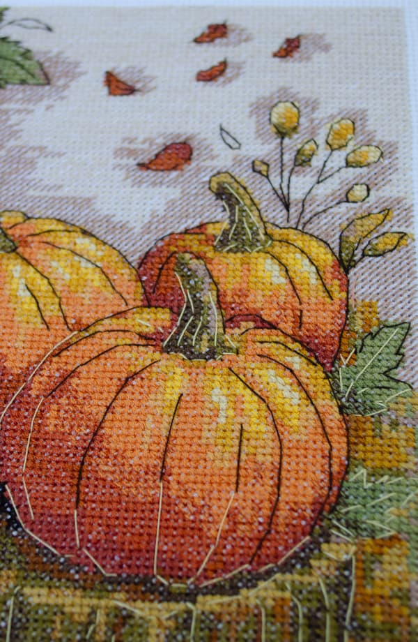 Broderikit Abris Art "Efterårshavens palet" 16x24cm