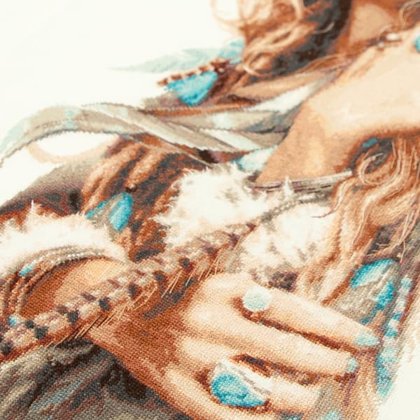 Broderisett Magic Needle "Boho-jente" 27x43 cm