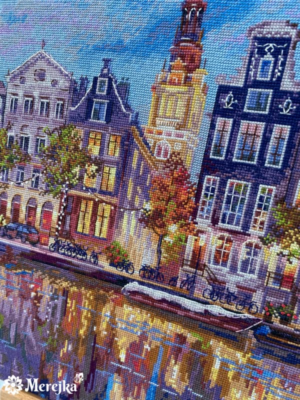 Broderikit Merejka K-232 - "Amsterdam" 39x30 cm