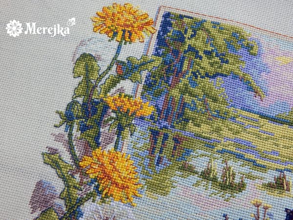 Broderikit Merejka K-139 - "Heste" 30x30 cm