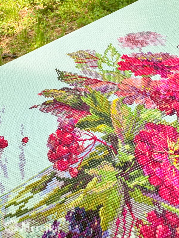 Broderisett Merejka K-221 - "Septemberfarge" 29x26.5 cm
