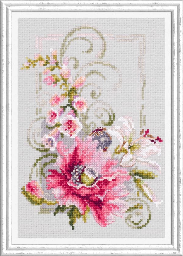 Broderisett Magic Needle "Glad mars" 15x21 cm