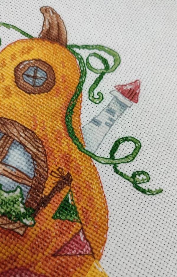 Broderikit Oven "Pumpa" 15x19 cm