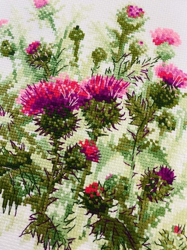 Broderikit Riolis "Tidsel" 30x30 cm
