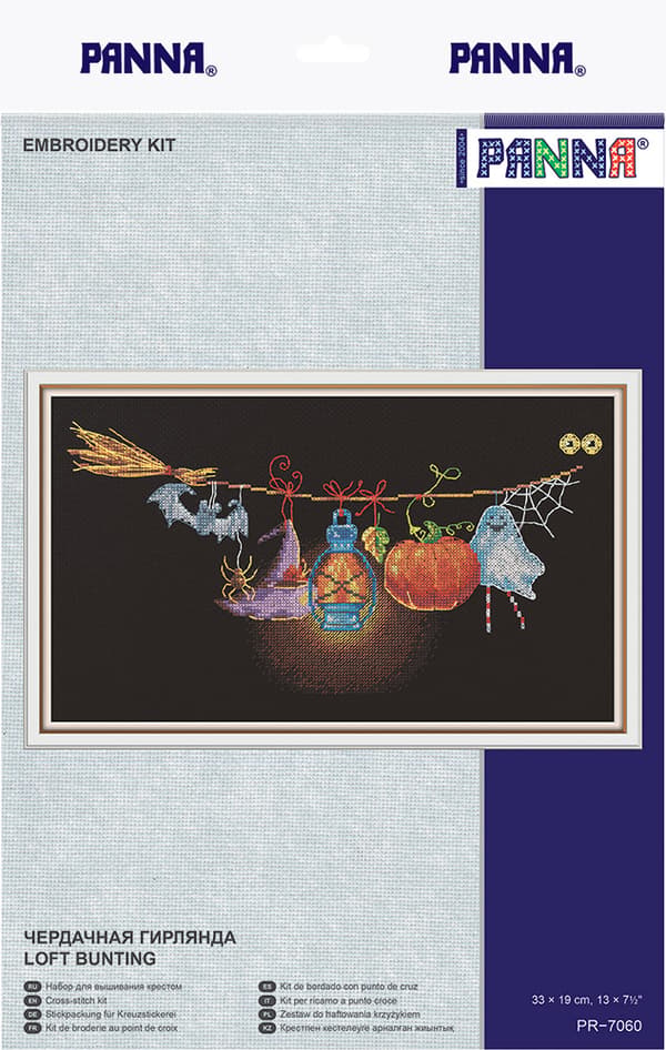 Broderikit Panna "Loftvimpel" 19x33cm