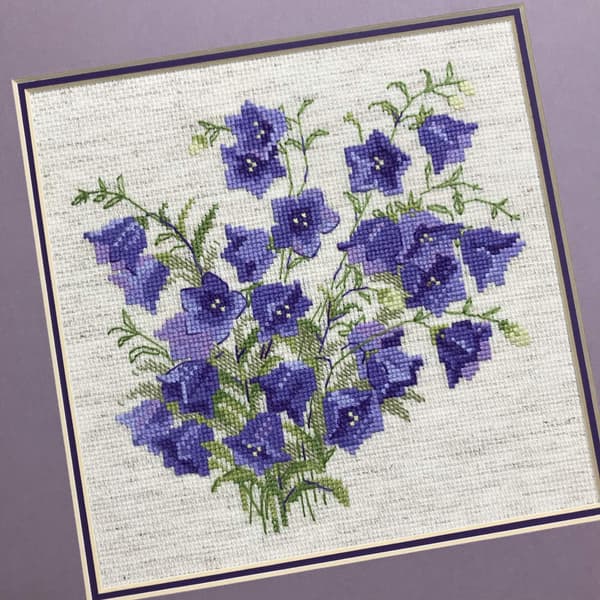 Broderikit Riolis "Blåklocka" 20x20 cm