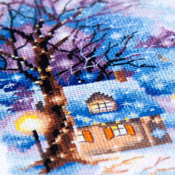 Broderikit Magic Needle "Stilla natt" 26x26 cm