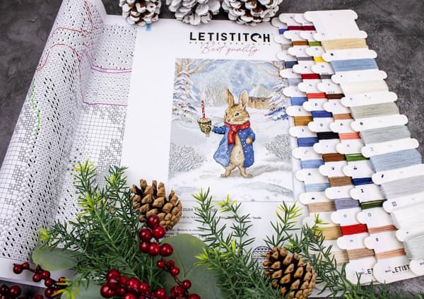 Broderikit LetiStitch L9918 - "Julsång"