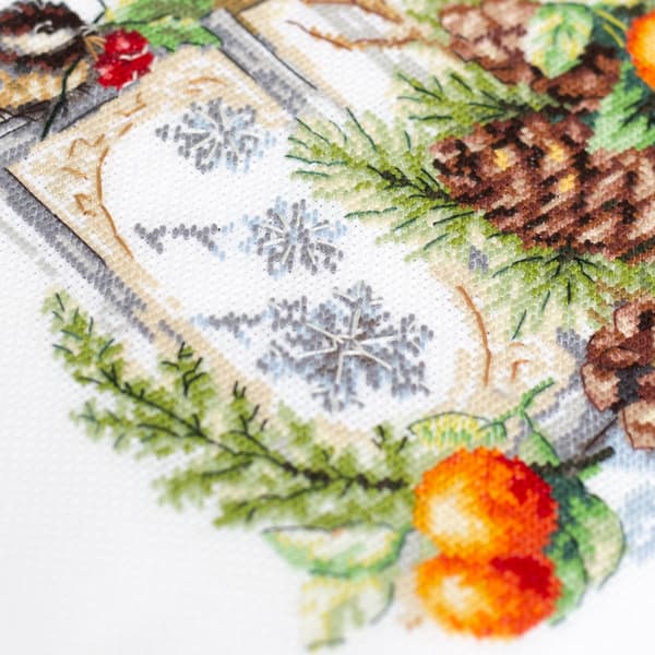 Broderisett Magic Needle "Vinterens duft" 26x26 cm