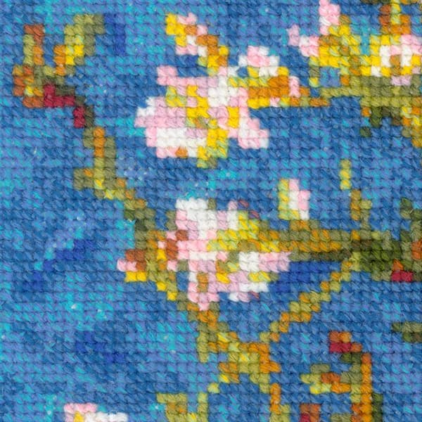 Broderikit Riolis "Mandelblom efter Van Gogh" 40x30 cm