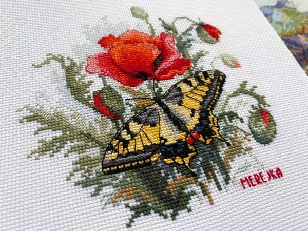 Broderikit Merejka K-206 - "Sommereng" 14x14 cm
