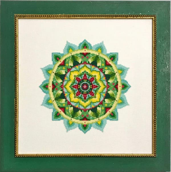 Broderisett Riolis "Selverkjennelse-mandala" 20x20 cm