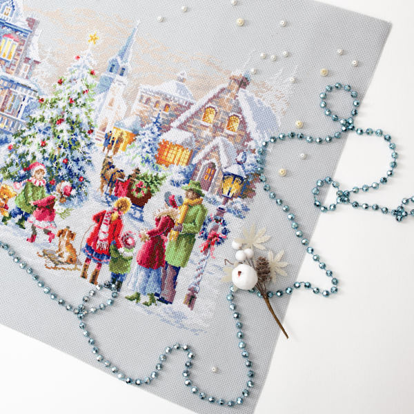 Broderikit Magic Needle "Julafton" 46x31 cm