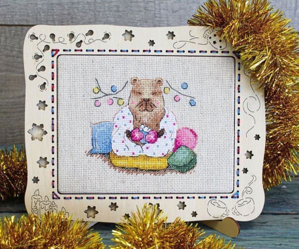 Broderikit MP Studia "Varm kväll" 12x10 cm