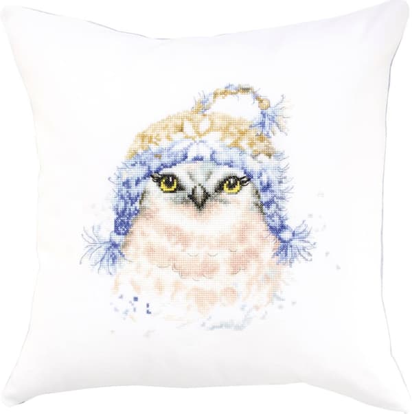 Broderisett Luca-S PB142 - "Ugle" 40x40 cm