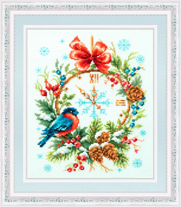 Broderikit Magic Needle "Juletid" 17x22 cm