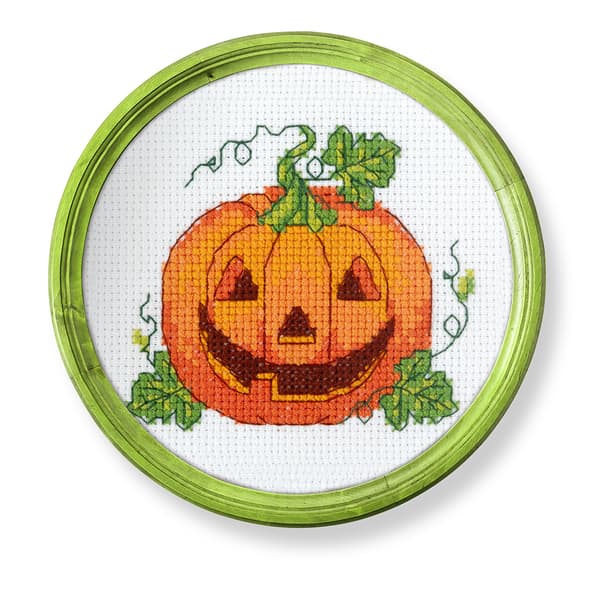 Broderikit Klart "Græskar" 10.5x12 cm
