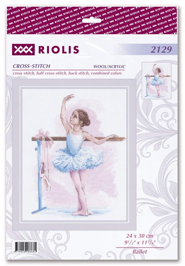Broderikit Riolis "Ballet" 24x30 cm