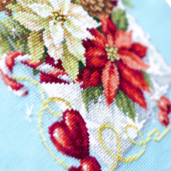 Broderikit Magic Needle "Glædelig jul!" 17x22 cm