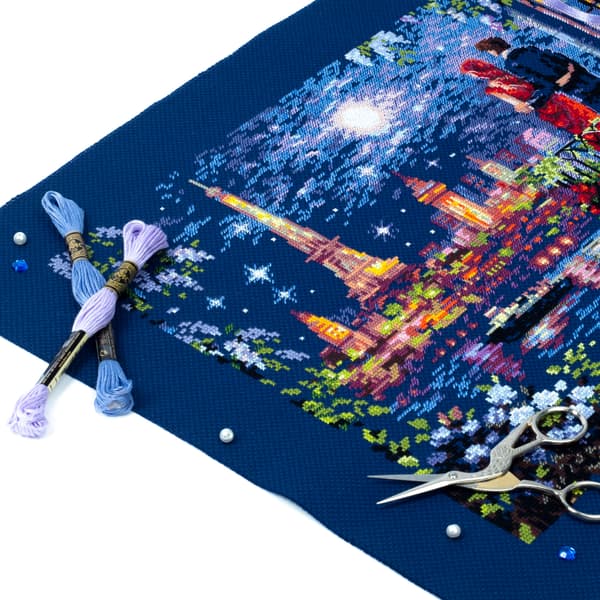 Broderikit Magic Needle "Weekend i Paris" 40x30 cm